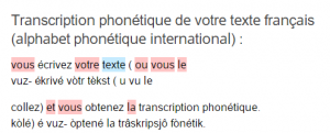 prononciation des lettres en francais convertisseur phonétique français en ligne.