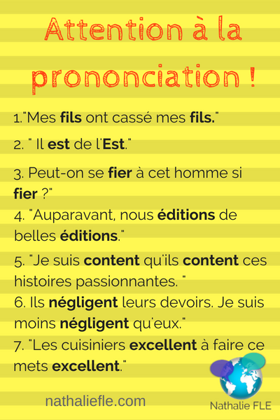 prononciation en français