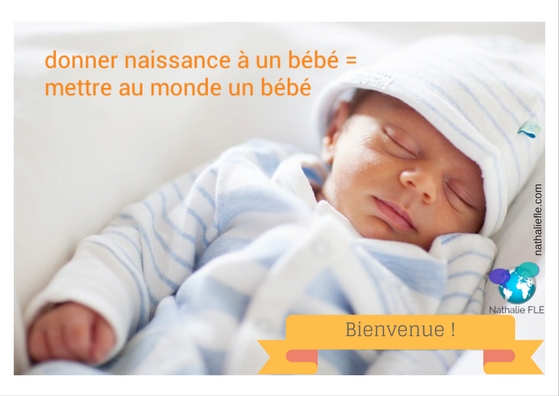 comment parler en français de l'arrivée d'un bébé