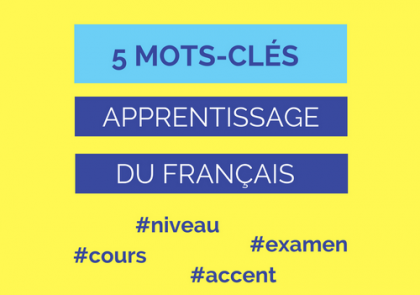 vocabulaire apprentissage français