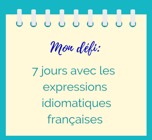 expressions idiomatiques exercices