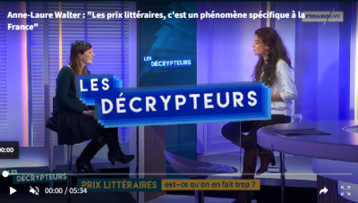vidéo Figaro Prix littéraires français prix littéraires français